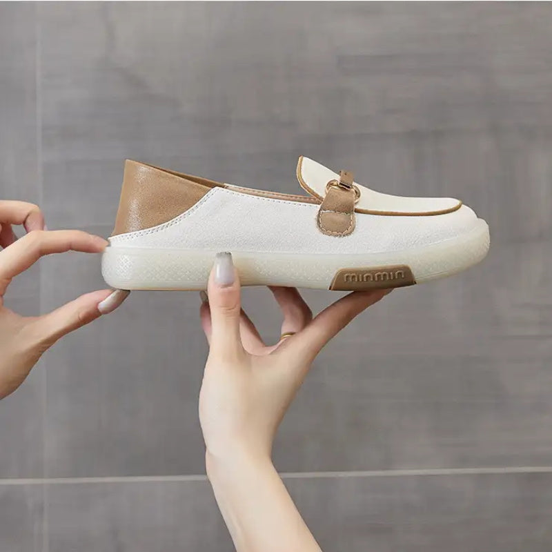 👟Women's Italian Leather Soft Sole Walking Shoes🌟Lightweight and breathable, comfortable foot feel!