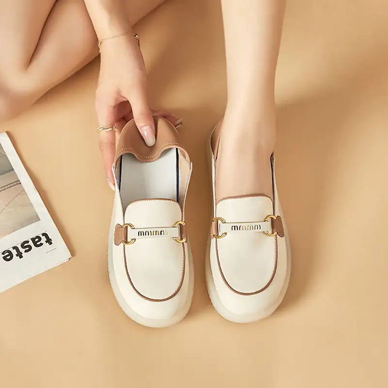 👟Women's Italian Leather Soft Sole Walking Shoes🌟Lightweight and breathable, comfortable foot feel!