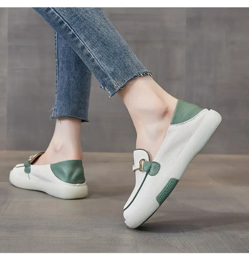 👟Women's Italian Leather Soft Sole Walking Shoes🌟Lightweight and breathable, comfortable foot feel!