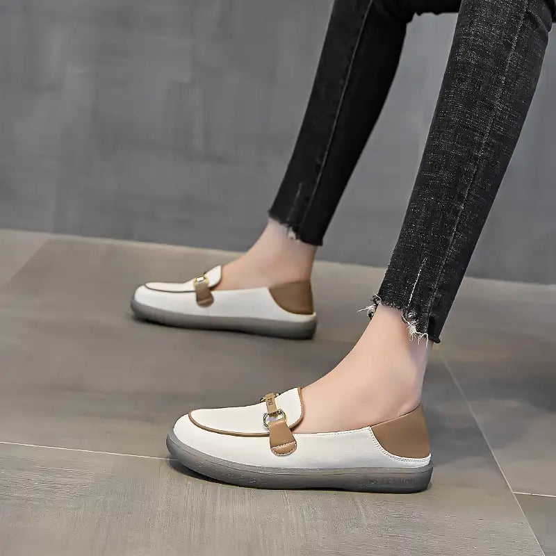 👟Women's Italian Leather Soft Sole Walking Shoes🌟Lightweight and breathable, comfortable foot feel!