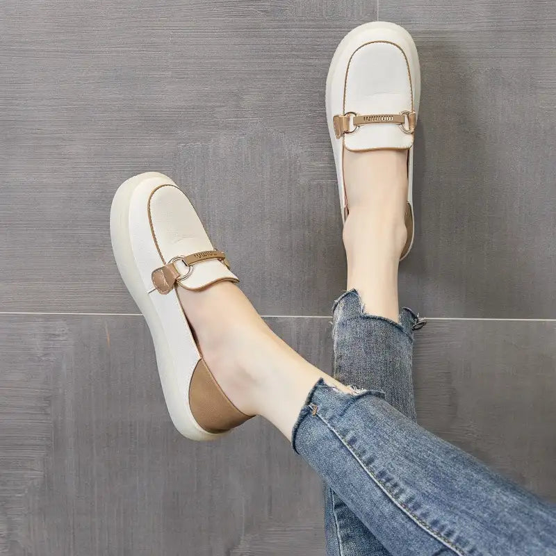 👟Women's Italian Leather Soft Sole Walking Shoes🌟Lightweight and breathable, comfortable foot feel!