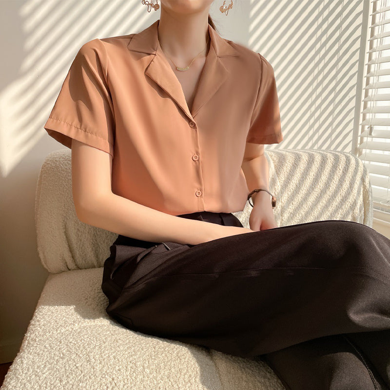 Women's Summer Casual Chiffon Tops