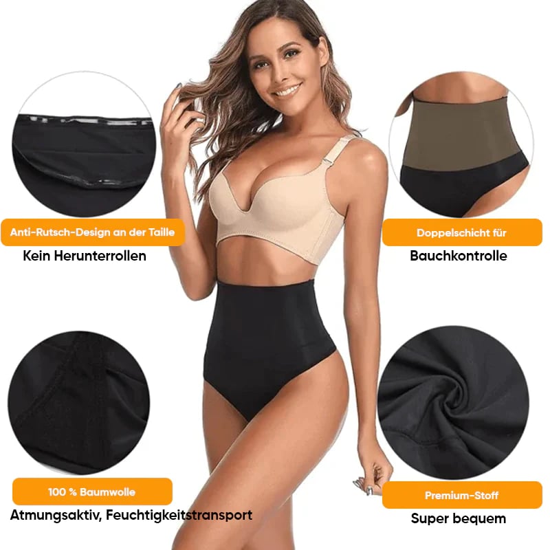 Plus Size High Waist Tummy Control Thong ⏰Last Day-Buy 1 Get 1 Free⏰