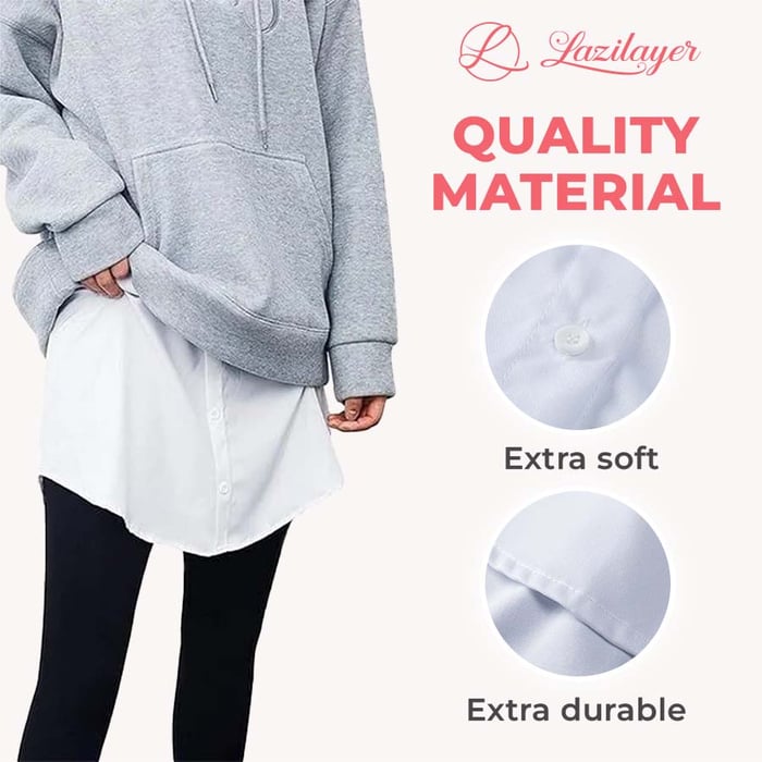 Last day promotion 49% off--Woman Layering Shirt Extender