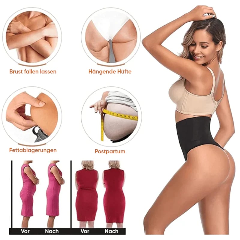 Plus Size High Waist Tummy Control Thong ⏰Last Day-Buy 1 Get 1 Free⏰