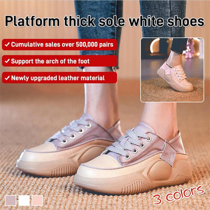Platform White Shoes