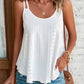 Solid Eyelet Embroidery Cami Top