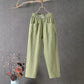 📢Factory Direct Sales 50% OFF👖Women's Elastic Waist Cotton Linen Loose Fit Pants