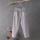 📢Factory Direct Sales 50% OFF👖Women's Elastic Waist Cotton Linen Loose Fit Pants