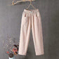 📢Factory Direct Sales 50% OFF👖Women's Elastic Waist Cotton Linen Loose Fit Pants