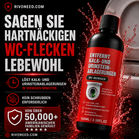 🧴 Kraftfull kalk- & urinstenlösare – Tar bort envisa fläckar på sekunder | SPARA 50% idag!
