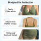 🏖️ High Waisted Bikini Set with Swim Skirt – Gentle tummy control, flattering skirt coverage. Feel confident & comfortable by the water. 🌊🌸