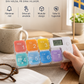🔥50% OFF Smart Electronic Pill Box with Timed Reminder, Portable Digital Alarm Medicine Organizer, Multi Compartment Moisture-Proof Pill Case for Elderly Daily Medication