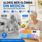 🔥50% OFF Smart Electronic Pill Box with Timed Reminder, Portable Digital Alarm Medicine Organizer, Multi Compartment Moisture-Proof Pill Case for Elderly Daily Medication
