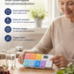🔥50% OFF Smart Electronic Pill Box with Timed Reminder, Portable Digital Alarm Medicine Organizer, Multi Compartment Moisture-Proof Pill Case for Elderly Daily Medication