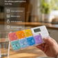 🔥50% OFF Smart Electronic Pill Box with Timed Reminder, Portable Digital Alarm Medicine Organizer, Multi Compartment Moisture-Proof Pill Case for Elderly Daily Medication
