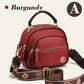 Classic Multi-function Compartment Leather Crossbody Bag