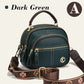 Classic Multi-function Compartment Leather Crossbody Bag