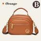 Classic Multi-function Compartment Leather Crossbody Bag