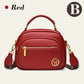 Classic Multi-function Compartment Leather Crossbody Bag