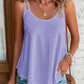 Solid Eyelet Embroidery Cami Top