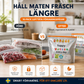 🥦 10-pack återanvändbara aluminiumpåsar – Läckagesäker & håller maten fräsch | SPARA 50% idag! ❄️