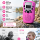 📻 Barn Walkie Talkie | 500km Räckvidd 🛰️ GPS-Placering | Lång Batteritid 🔋 Laddbar & Utbytbar Batteri | Radiofunktion | Modersäker Miljövänlig Plast