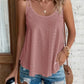 Solid Eyelet Embroidery Cami Top