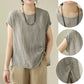 Pleated Linen Top