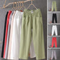 📢Factory Direct Sales 50% OFF👖Women's Elastic Waist Cotton Linen Loose Fit Pants
