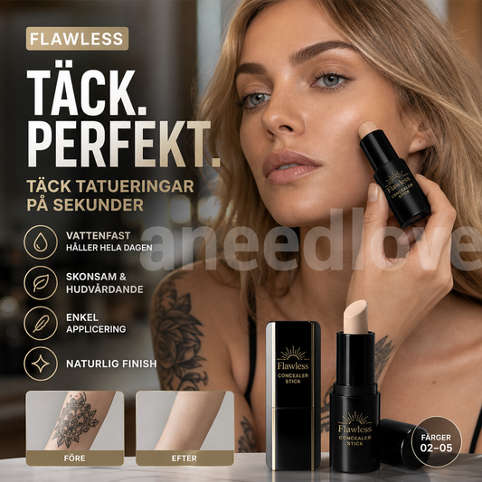 🎨 Högtäckande tattoo-concealer – Kamouflerar tatueringar & märken | SPARA 50% idag!