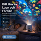 🌌 LED-projektor med stjärnhav – 360° roterande nattljus | SPARA 50% idag! ✨