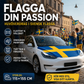 🚗 Patriotisk motorhuvsflagga – Dekorativ & väderbeständig | SPARA 50% idag!