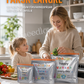 🥦 10-pack återanvändbara aluminiumpåsar – Läckagesäker & håller maten fräsch | SPARA 50% idag! ❄️