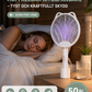 ✨ 4-in-1 Rechargeable Folding Mosquito Zapper – Quiet & Powerful Protection ✨