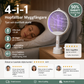 ✨ 4-in-1 Rechargeable Folding Mosquito Zapper – Quiet & Powerful Protection ✨
