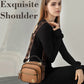 Classic Multi-function Compartment Leather Crossbody Bag