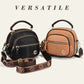 Classic Multi-function Compartment Leather Crossbody Bag