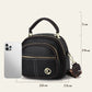 Classic Multi-function Compartment Leather Crossbody Bag