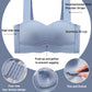 Anti-Sag Wrap Support Seamless Back Button Bra