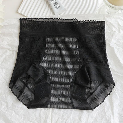 Women's Large Size High Waist Lace Panties