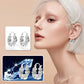 Luxury Synthetic Diamond Hoop Earrings for Women