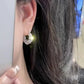 Luxury Synthetic Diamond Hoop Earrings for Women
