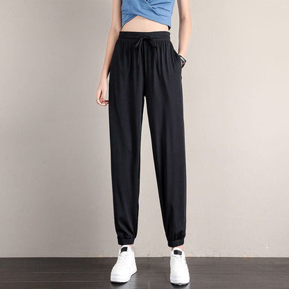Summer Cool Quick-Dry Stretchy Sweatpants for Lady