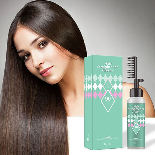 Protein Correction Hair Straightener Cream with Comb