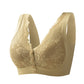 Women's Wide-Strap Wire-Free Front Closure Bra