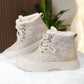 Women's Quilted High-Top Winter Boots