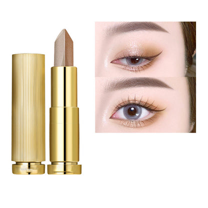 Waterproof Two-Color Shimmer Eyeshadow Stick