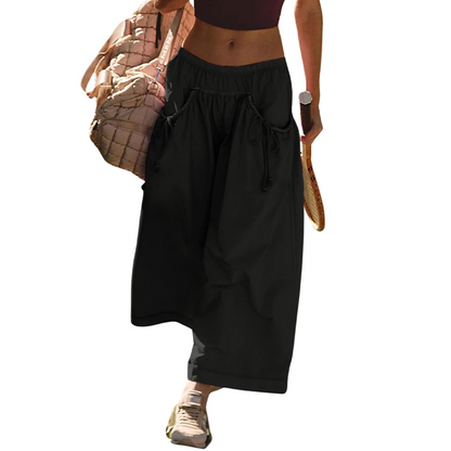 🎉Summer Hot Sale 50% OFF🌞Buy 2 get extra 5% off🎉Casual Cropped Wide-Leg Beach Pants