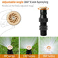 💦 360° roterande trädgårdssprinkler – Automatisk bevattning | KÖP 1 FÅ 1 GRATIS! 🏡